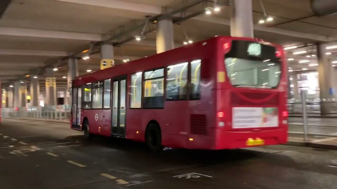 Buses at Heathrow Terminal 5 August 2023
