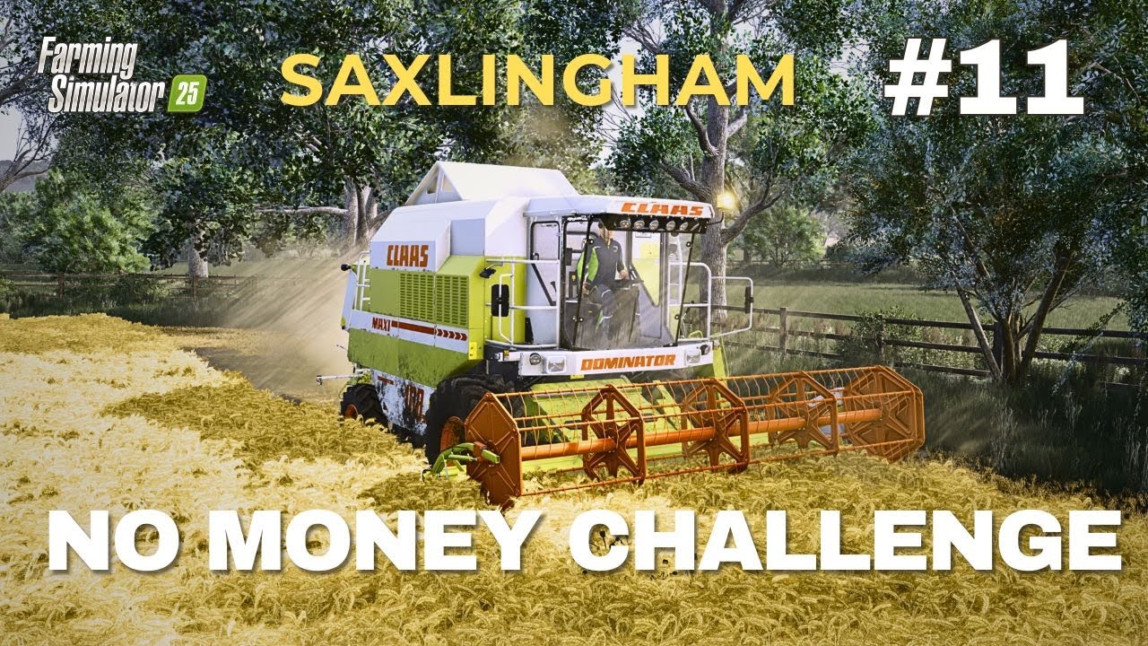 SAXLINGHAM FS25: НАЧАЛО С НУЛЯ | Оборудование и расширение фермы, покадровая съёмка, эпизод 11