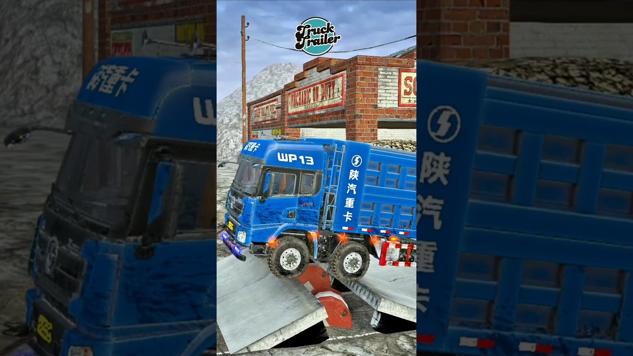 Big Trucks Crossing Crazy Obstacles | Mudrunner Eps 73