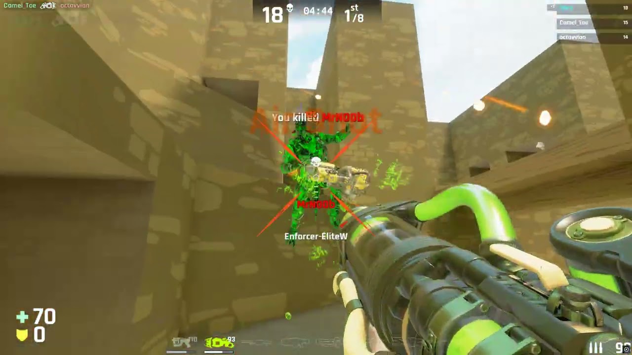 Unreal Tournament UU - DM-Nicktest1 - subsequent win from behind