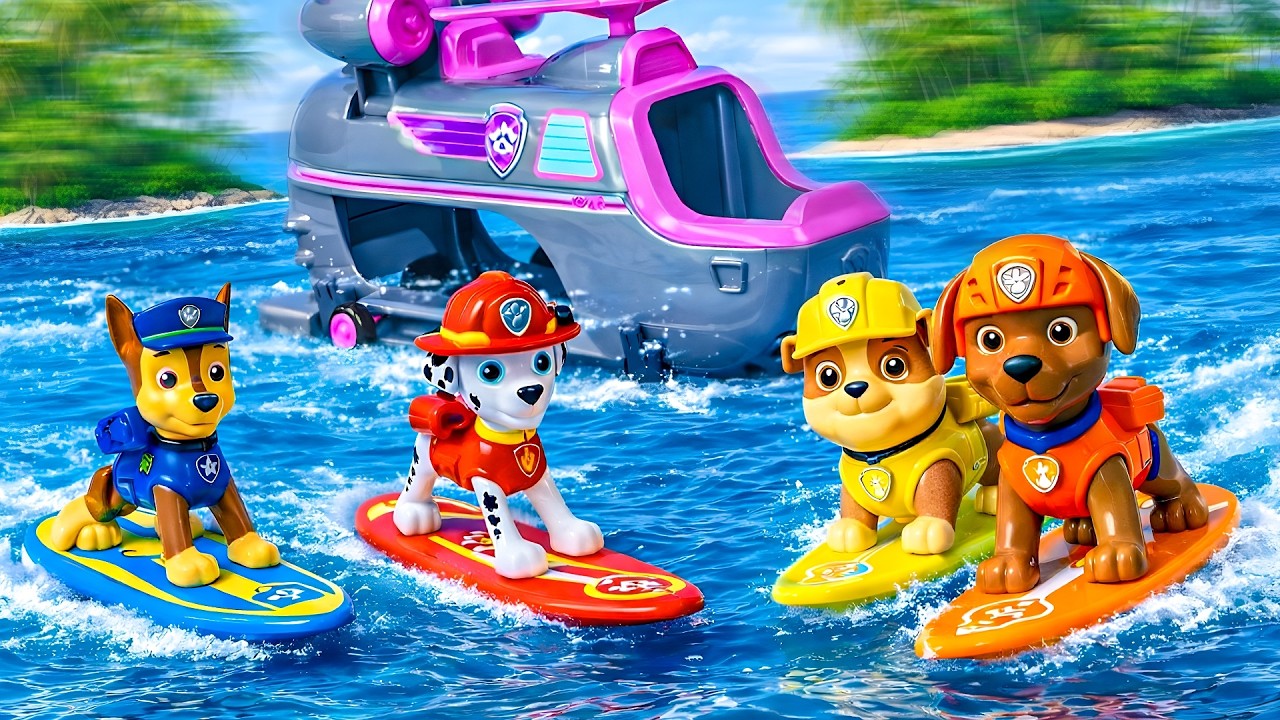 PAW PATROL Aqua Rescues! 🌊 | Pups Toy Unboxing Stop Motion for Kids | Paw Patrol Toys