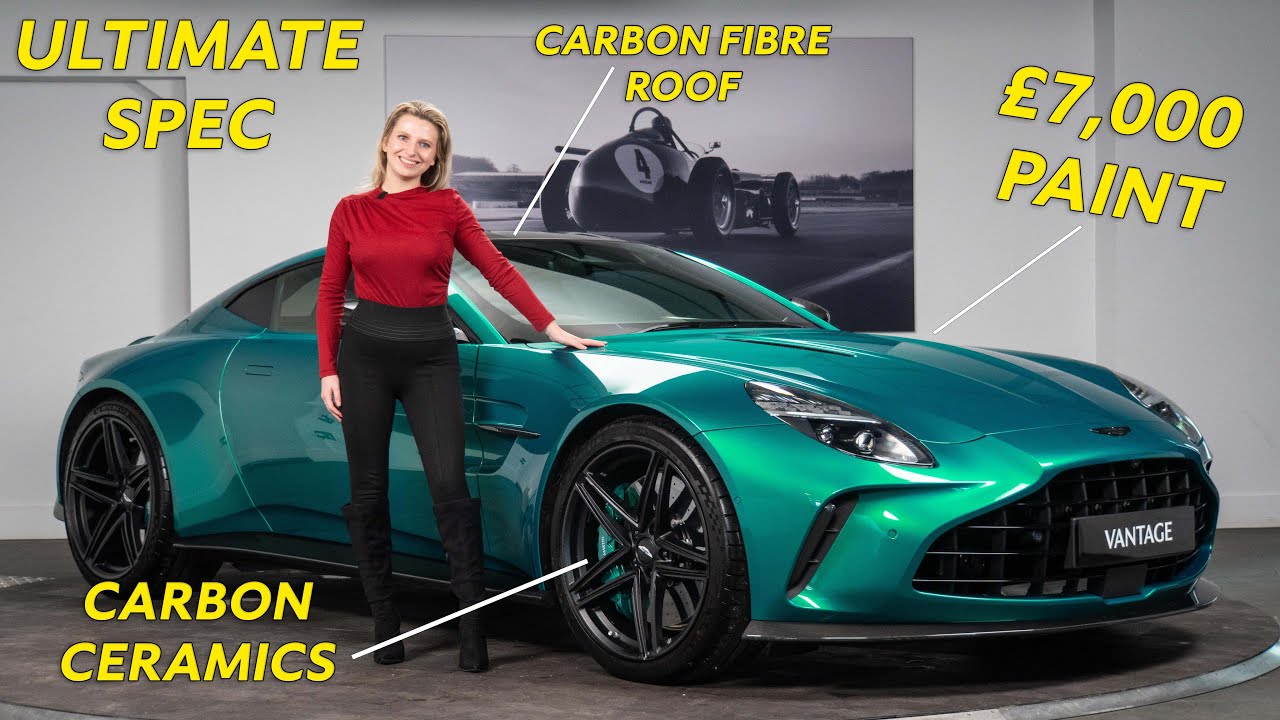 МНОГО ВАРИАНТОВ — Этот Aston Martin Vantage в цвете Podium Green просто УДИВИТЕЛЬНЫЙ — Прогулка с...