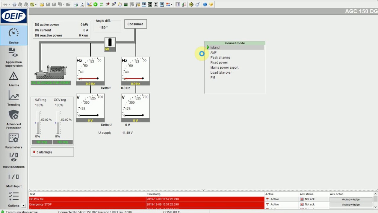 DEIF - AGC150 - ATUALIZAR FIRMWARE
