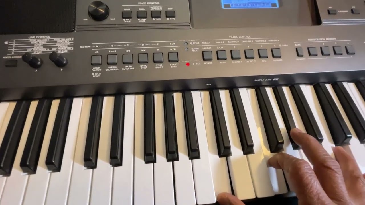How to Register Tones | Styles to Memory Banks - Yamaha i500