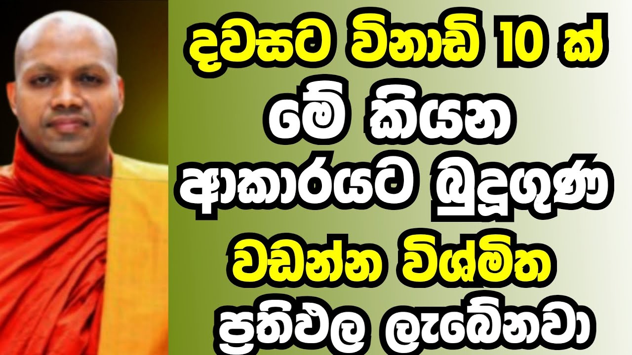 මේ කියන ආකාරයට බුදුගුණ වැඩුවොත් විශ්මිත ප්‍රතිපල ලැබෙනවා | Ven hasalaka seelawimala thero bana 2025
