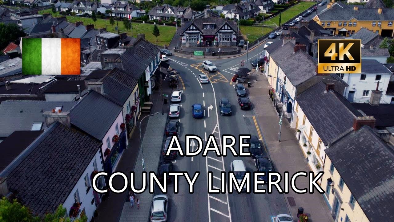 Adare, County Limerick, Ireland - 4K DJI mini 2 Drone