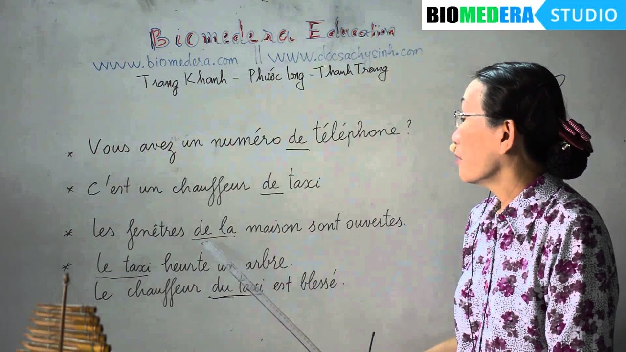Bài 17: Cách nối 2 danh từ trong tiếng Pháp (rất quan trọng)