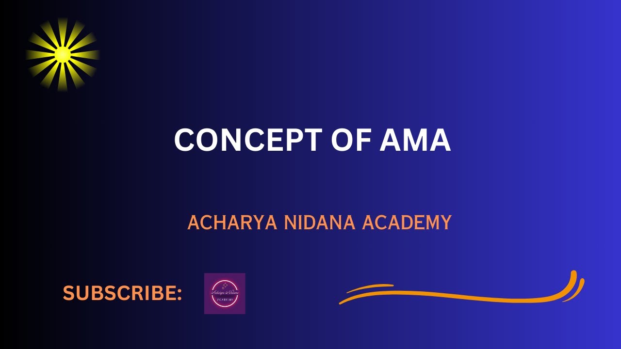 Concept of Ama
