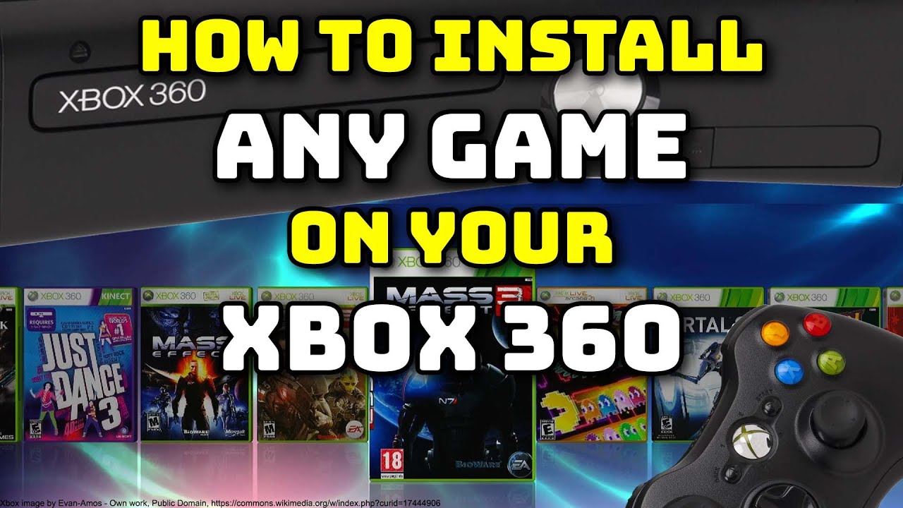 How to install any game on your modded Xbox 360 - single disk, multi disk, GoD, XBLA games