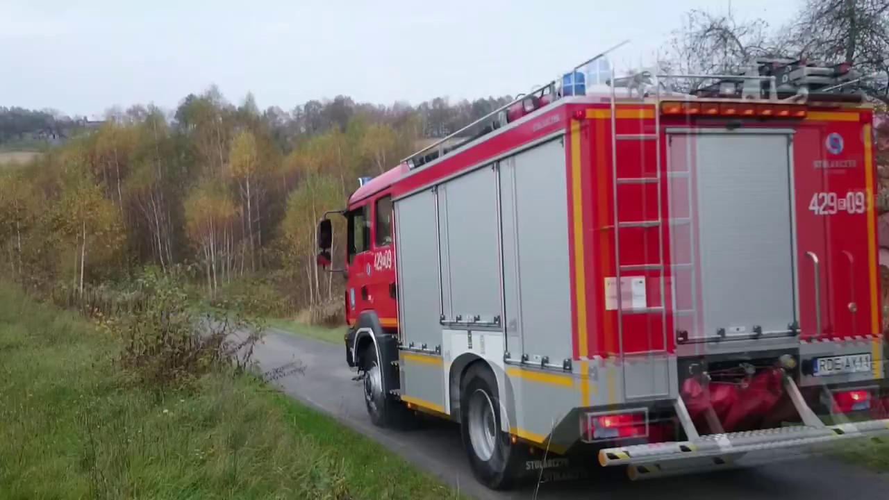 [Alarmowo]- OSP Brzostek udaje się alarmowo podczas rajdu, Super Oes Brzostek 2017.