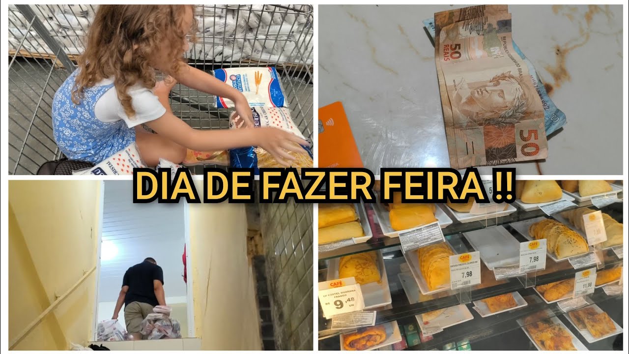 DIA DE MERCADO | MATERIAL ESCOLAR DAS MENINAS + VLOG DO DIA!!!