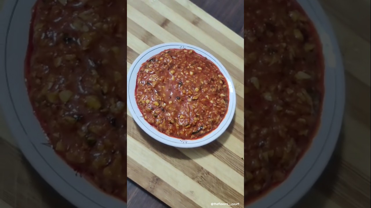 Spicy Garlic Paratha Chutney |Homemade chutney recipe 