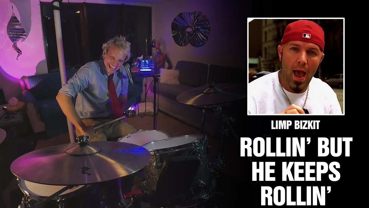 Limp Bizkit - Rollin' But He Keeps Rollin' | Drum Cover [First Time Hearing]