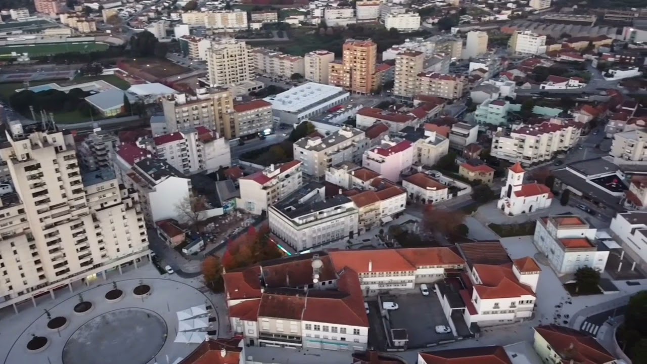 São João da Madeira/Portugal  vista aérea