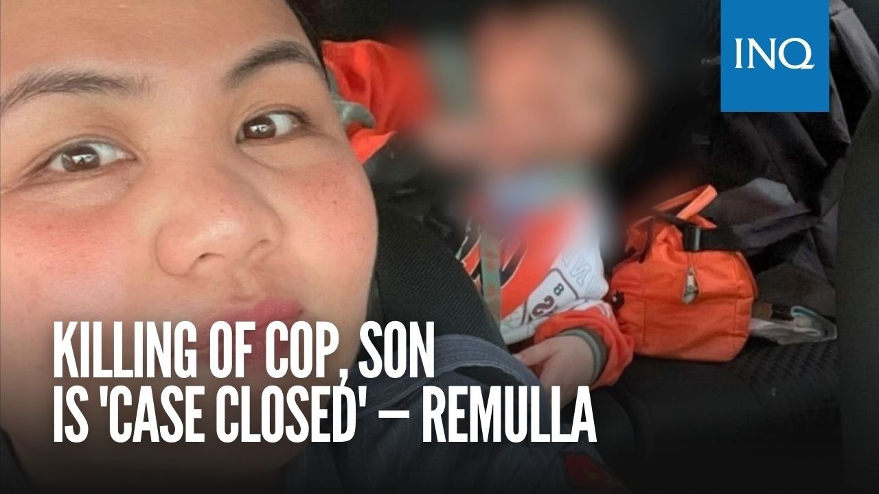 Killing of cop, son is 'case closed' — Remulla