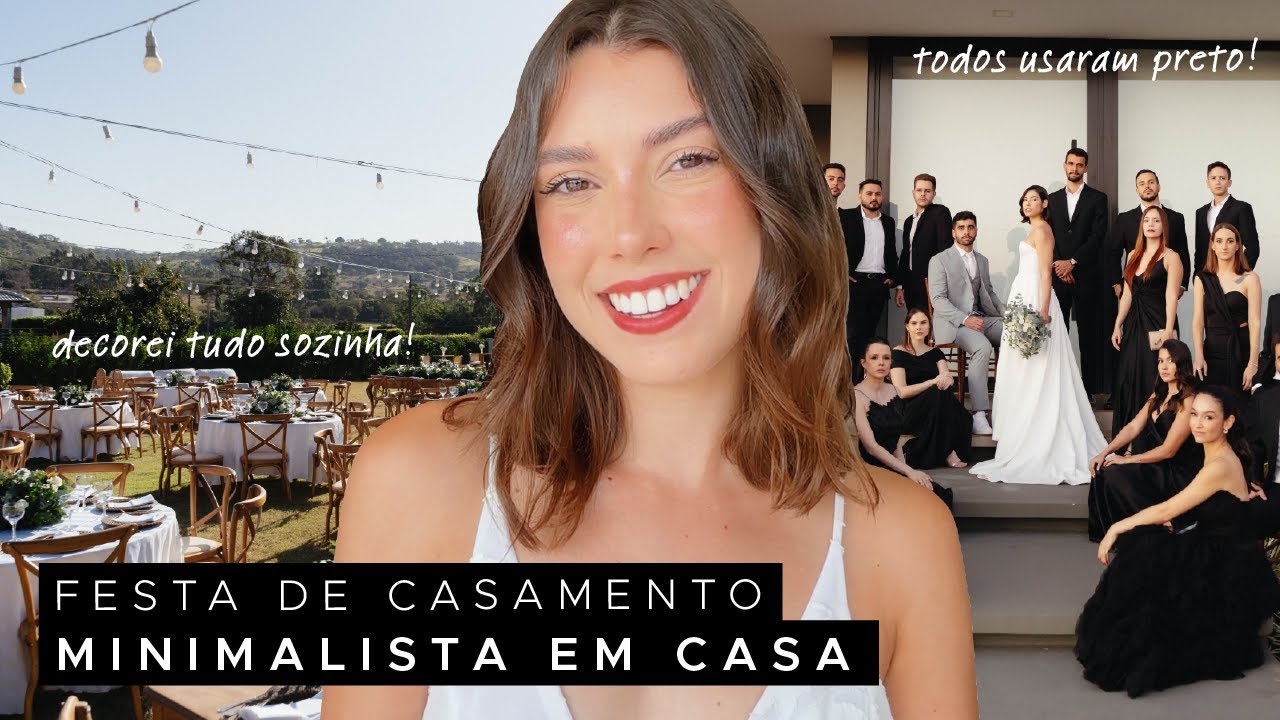 TUDO sobre o meu CASAMENTO MINIMALISTA (parte 1) | decoração, cerimônia, comida, convites e mais...