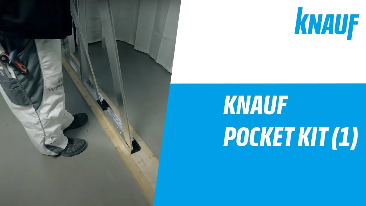Knauf Pocket Kit   монтаж в метални щендерни стени
