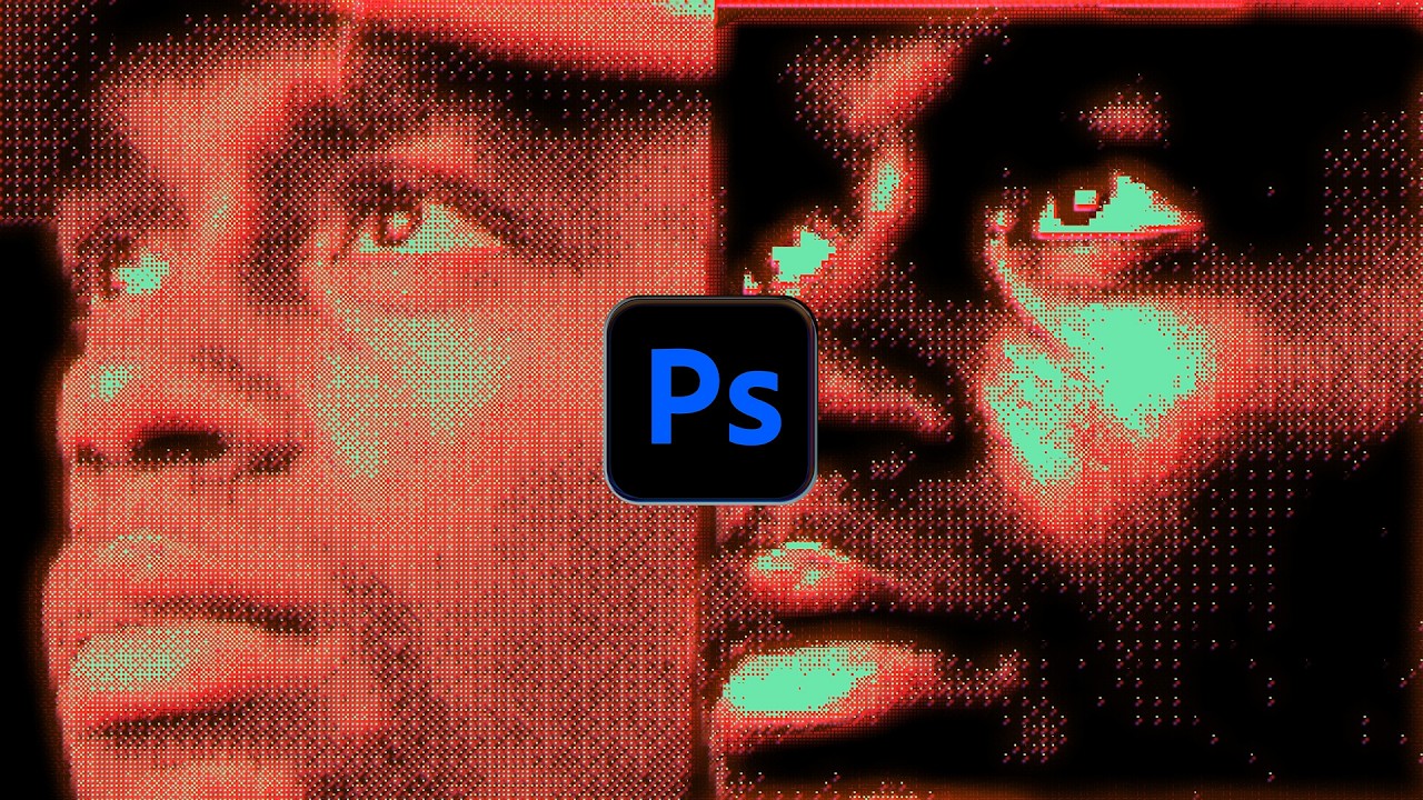 Как легко добавить дизеринг в Photoshop! (5 минут)