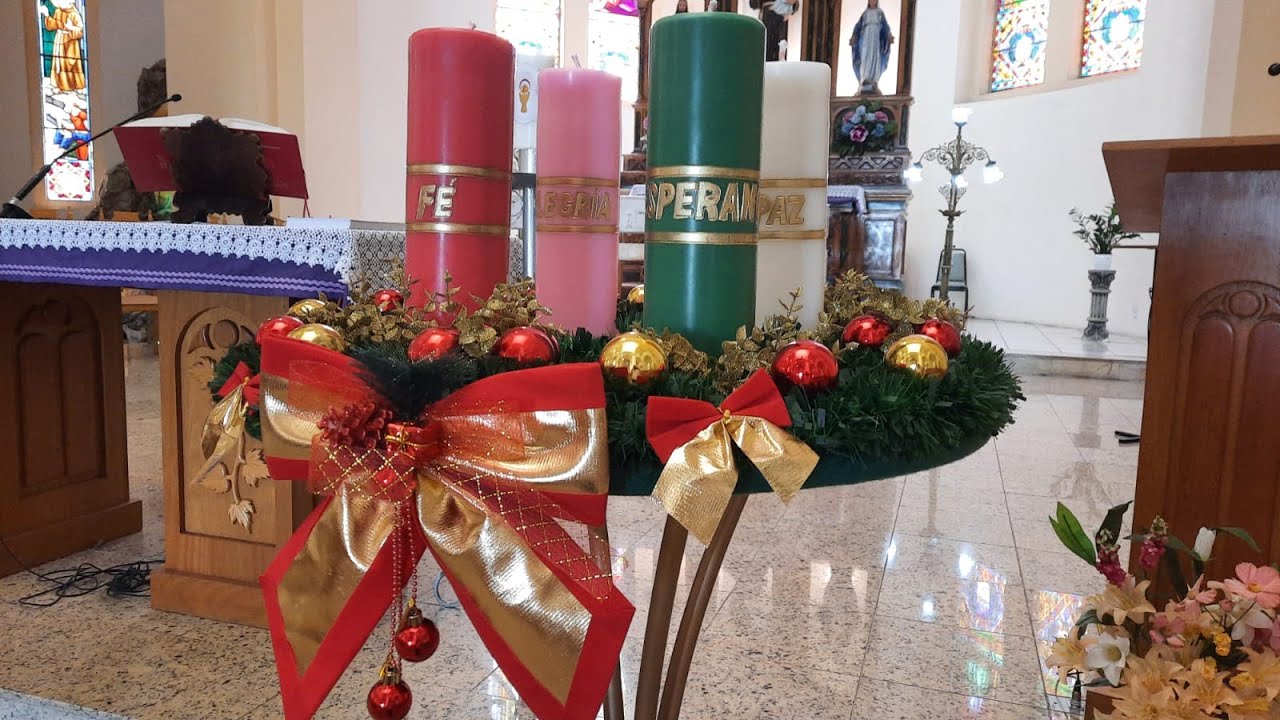 Santa Missa celebrada pelo Frei Luiz Turra.