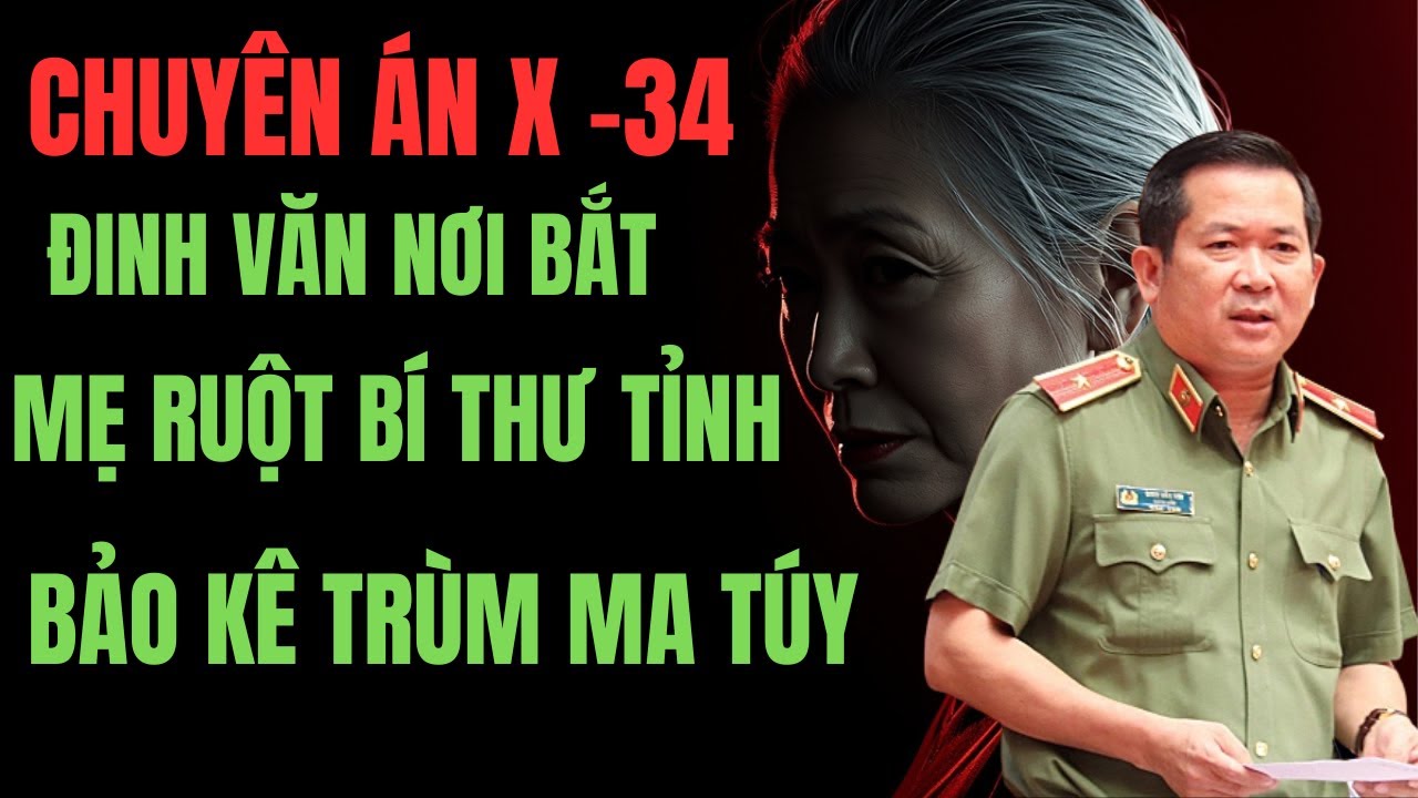 Chuyên Án Rúng Động Mẹ Ruột Bí Thư Tỉnh Bảo Kê Trùm Ma Túy | Kỳ Án X