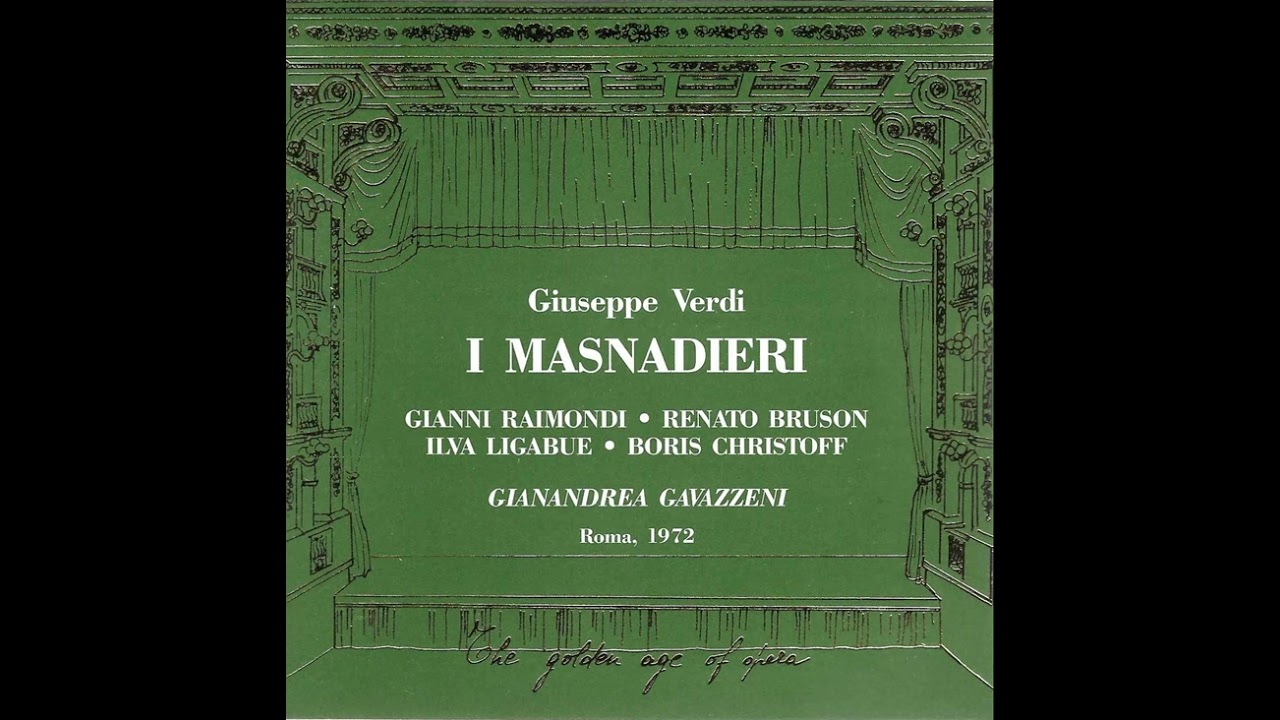 Renato Bruson sings I Masnadieri live (Roma 1972)