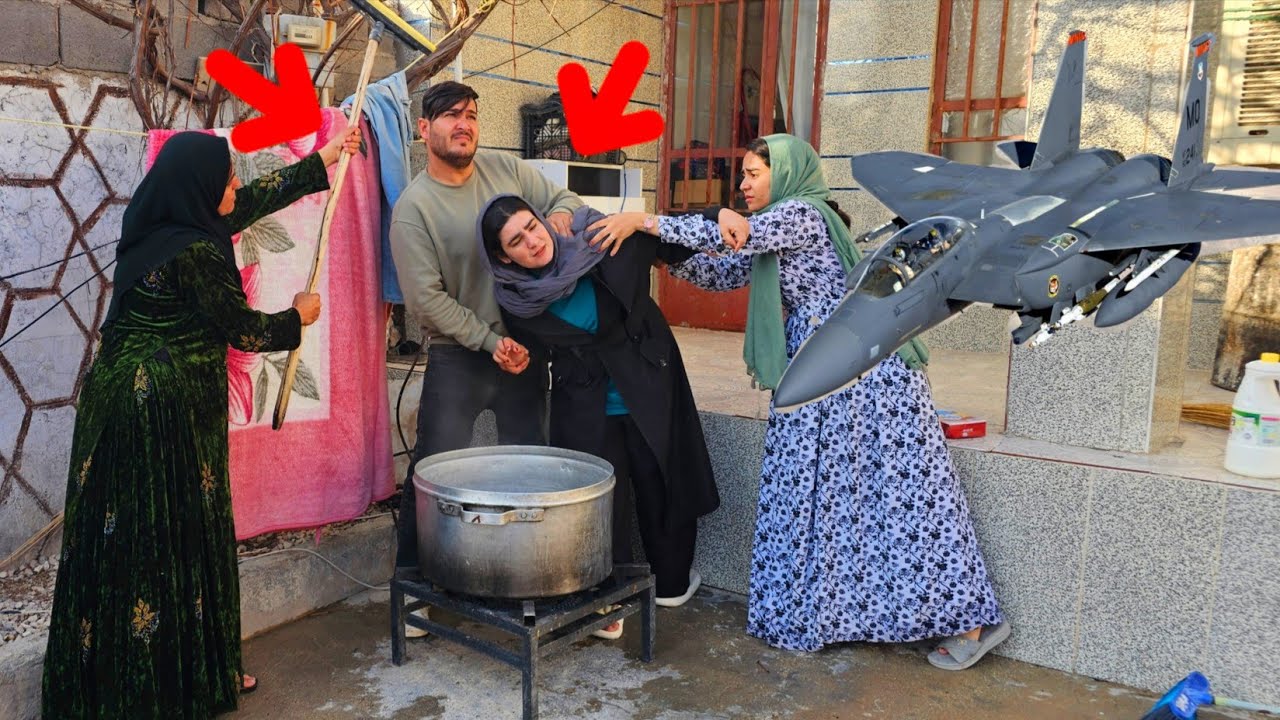 Nomads celebrate the New Year and wish each other a good year