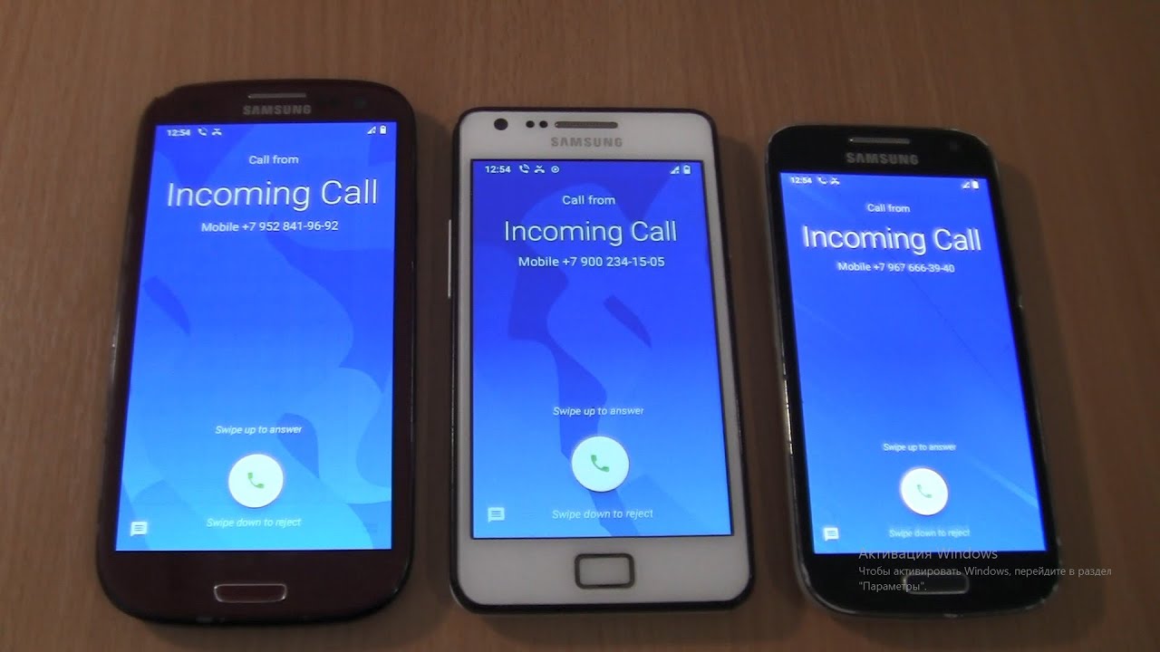 Samsung Galaxy S2 Android 11+S3+S4 mini  Over the Horizon Incoming call