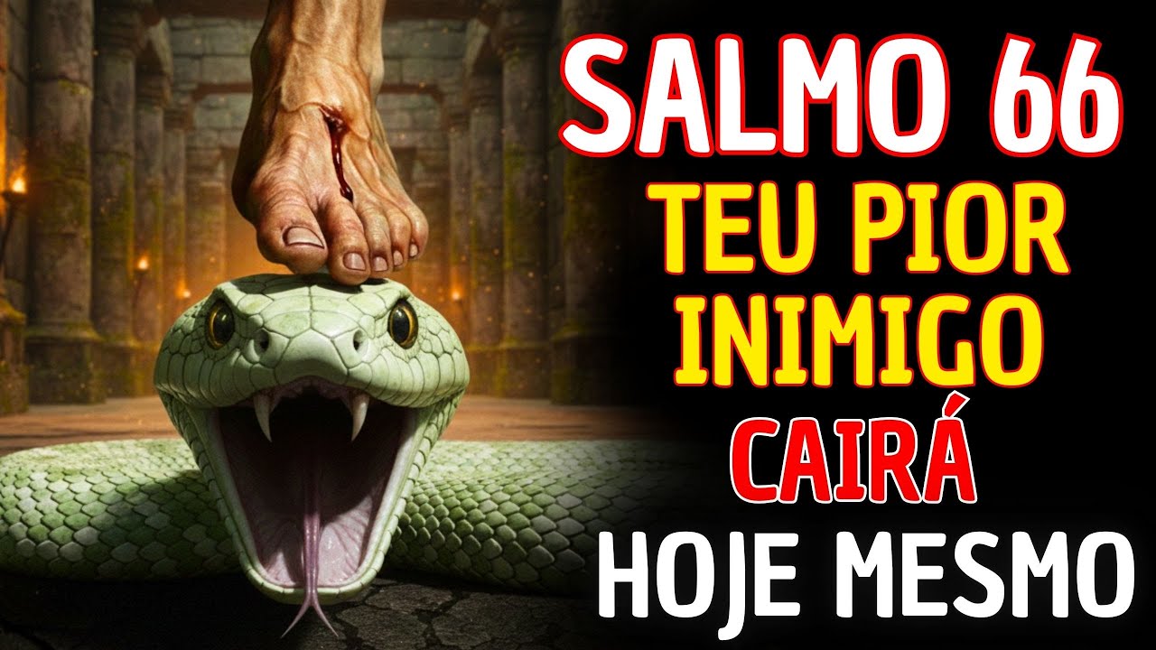 SALMO 66: A ORAÇÃO QUE DESTRÓI O SEU INIMIGO, QUEBRA BRUXARIA, MALDIÇÕES, INVEJA E TODA OBRA DO MAL