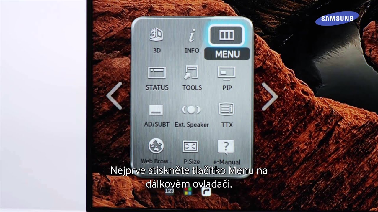Samsung Smart TV - Videoprůvodce - Připojen&iacute; TV k internetu pomoc&iacute; kabelov&eacute;ho připojen&iacute;