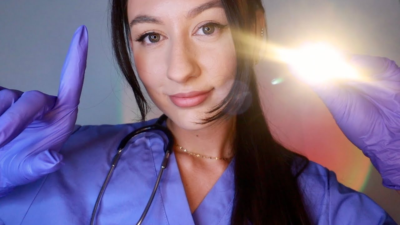 ASMR Full Body Medical Exam 🌙 Eye Exam, Ear Exam & Medical Tests Doctor Roleplay