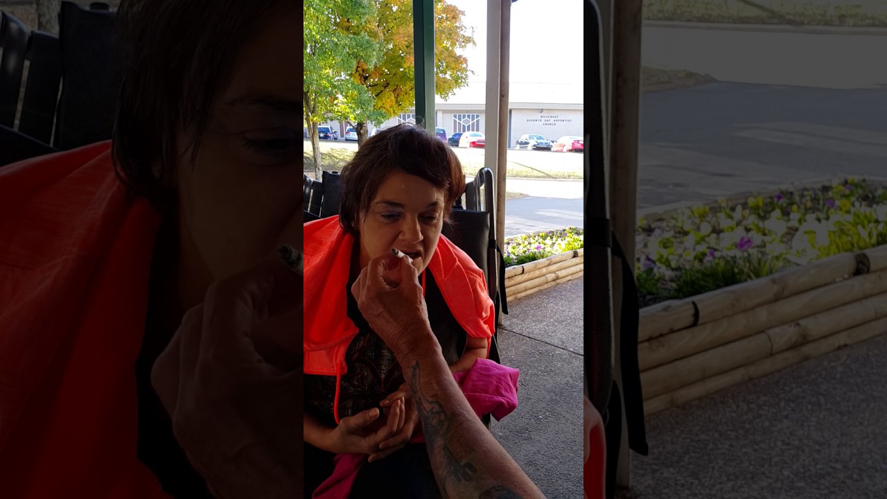 Lisa's first cigarette.