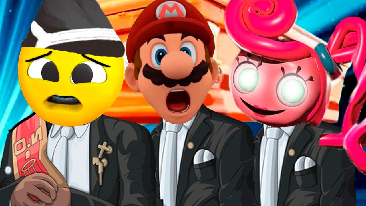 Mario Reacts to Player Death Coffin Dance Song Meme (COVER)
