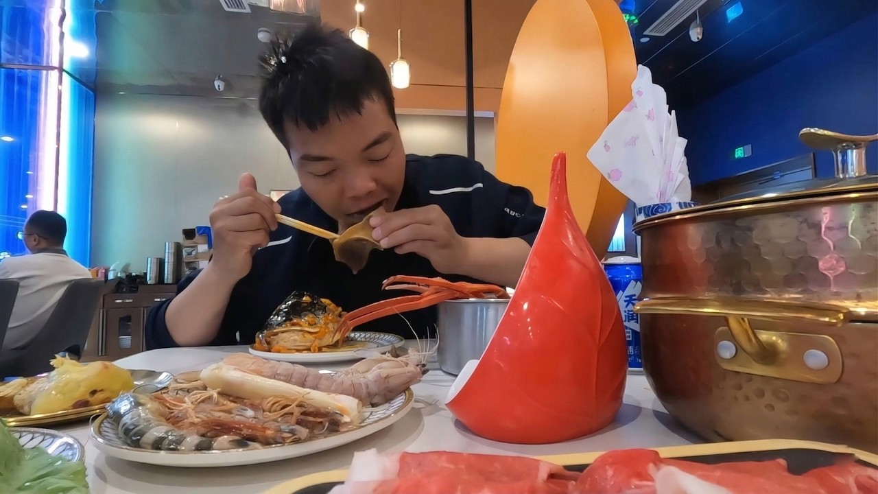 终于出发去西藏了！激动到睡不着🔥 花149元吃顿海鲜自助大餐好好庆祝！