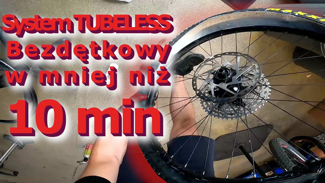 Opona bezdętkowa TUBELESS w 10 min