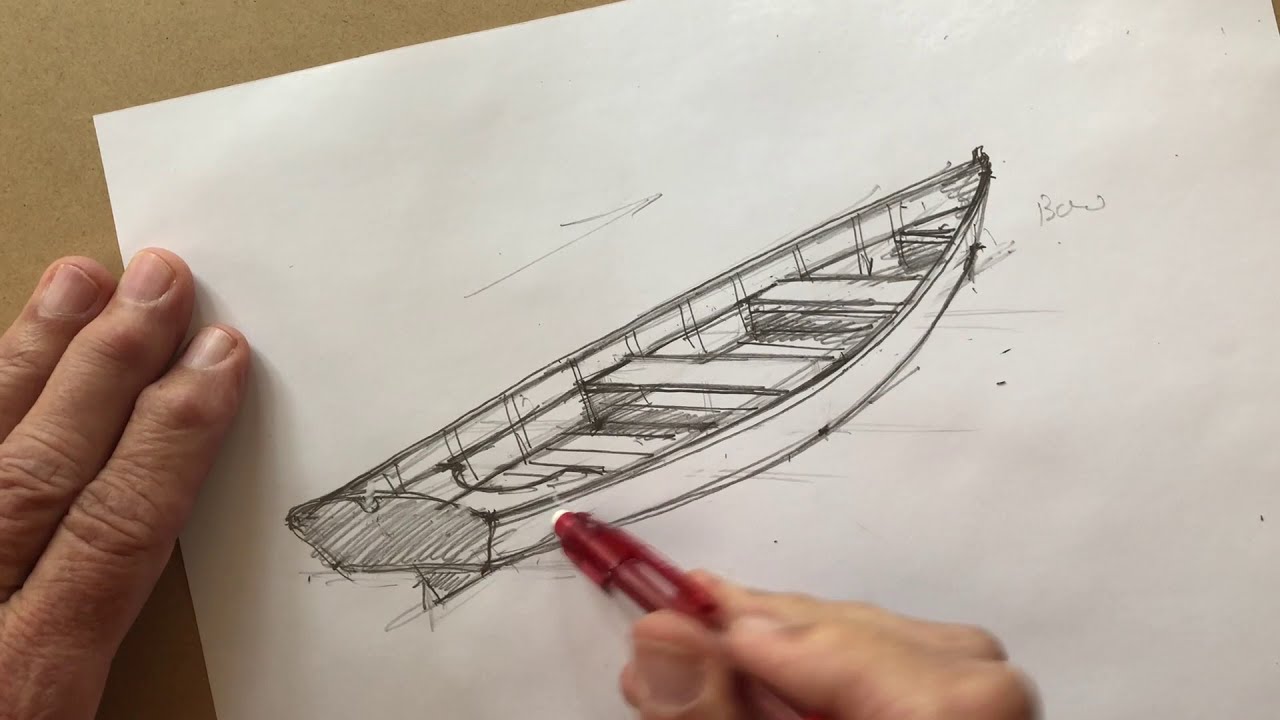 Drawing Boats with the Buffalo Maritime Center: The Flat-Bottomed Skiff