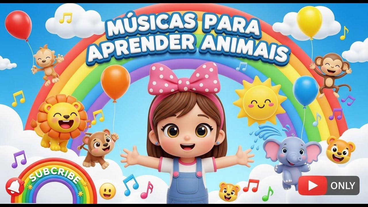 MÚSICA INFANTIL ANIMADA EDUCATIVA PARA DANÇAR COM INTERAÇÃO INFANTIL 2026 | ALEGRIA KIDS OFICIAL