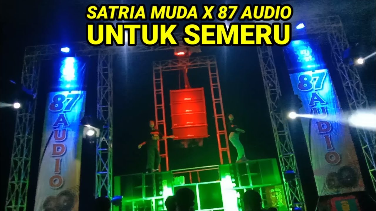 Keseruan Cek Sound Satria Muda Audio Dengan 87 Audio Di Krenggan Ngoro Jombang