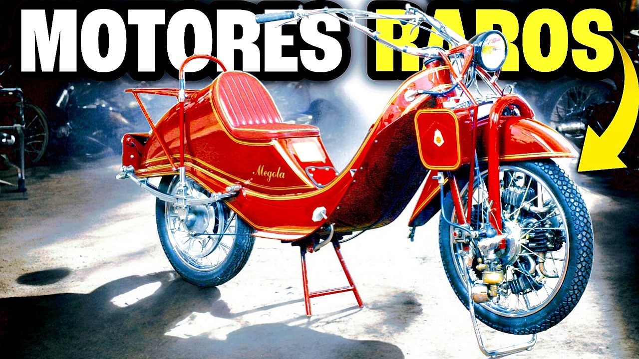 10 MOTOCICLETAS com os MOTORES MAIS ESTRANHOS do MUNDO 🤯