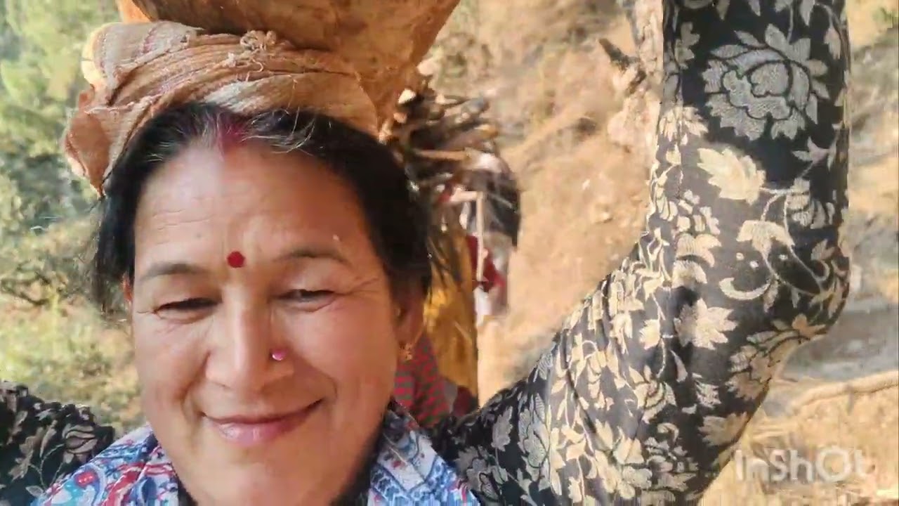 आज की खेत मैं सिंचाई ,♥️साम को गयी लकड़ी लाने जंगल में इतना काम पहाड़ों मैं ♥️🙏♥️🙏
