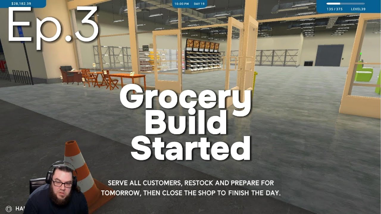 Grocery Build Started - Ep.3 | HYPERMARKET Simulator (PS5)