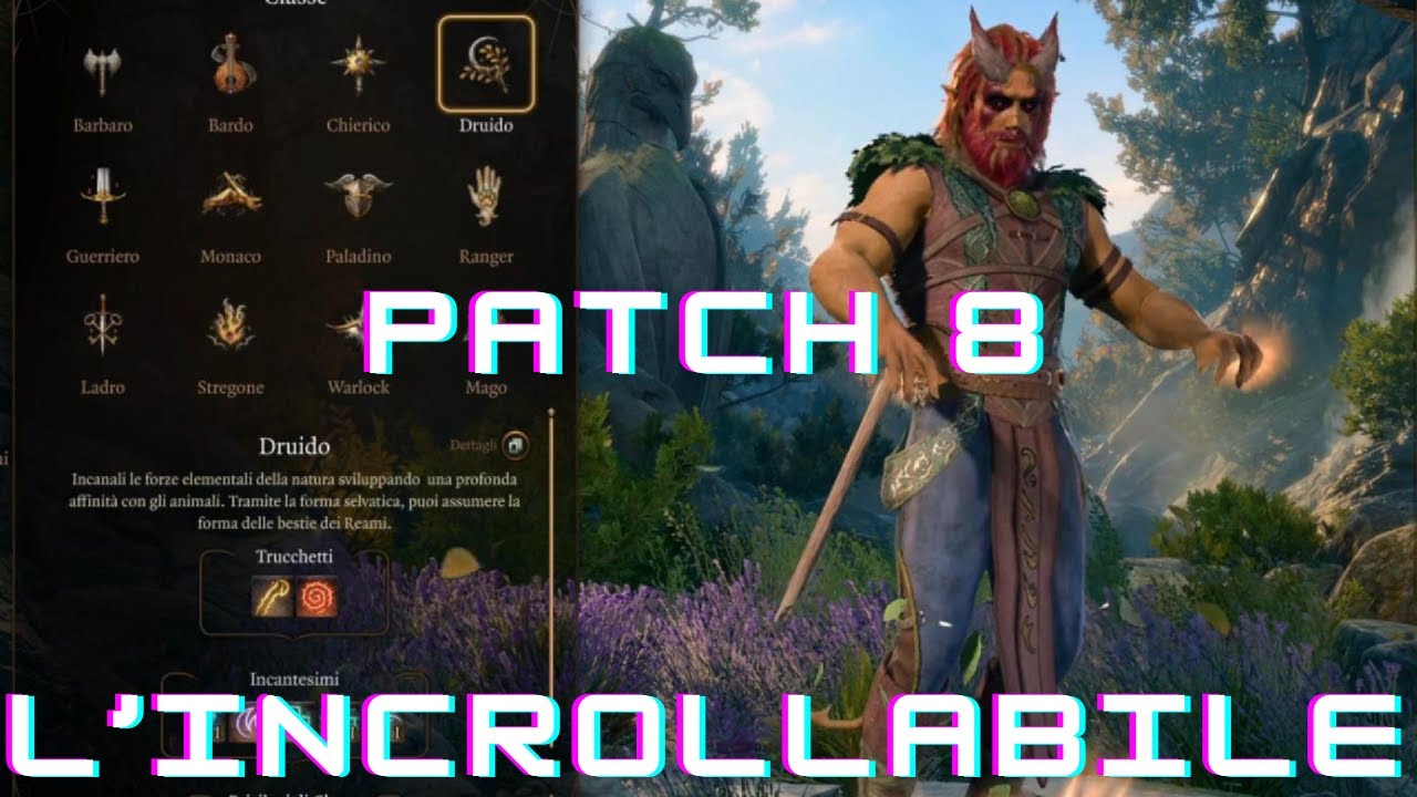 L'incrollabile - build per druido barbaro patch 8 (Baldur's Gate 3)
