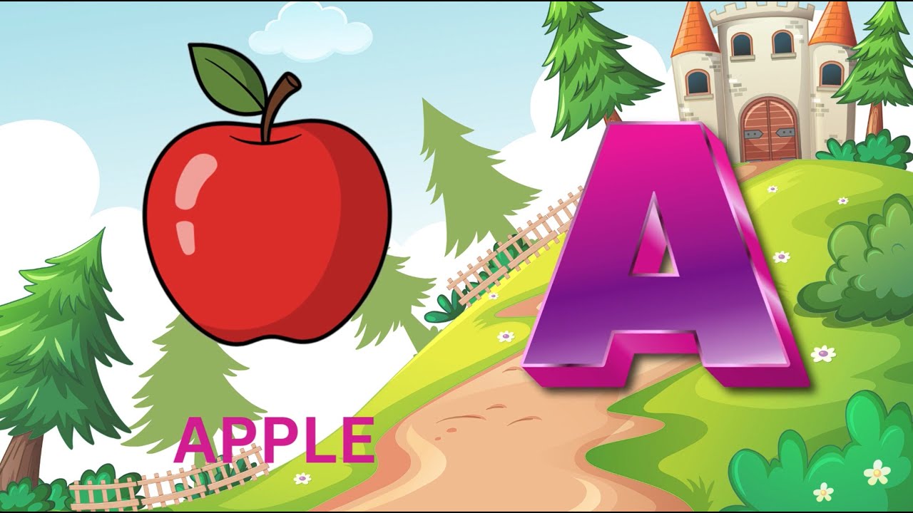 a for apple b for ball rhymes | abcd | alphabet songs & rhymes | bacchon ke alphabet abcd