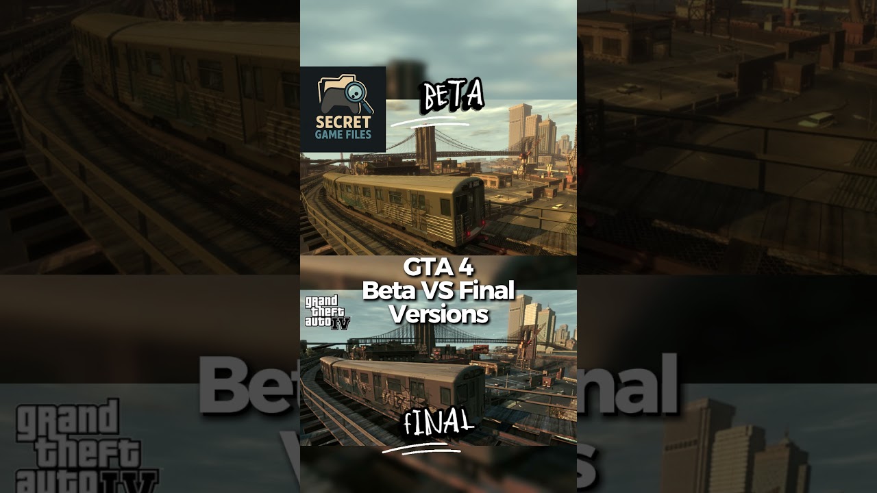 GTA 4 BETA VS Final Version Comparison