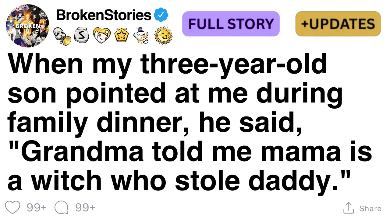 When my three-year-old son pointed at me during family dinner, [FULL STORY]