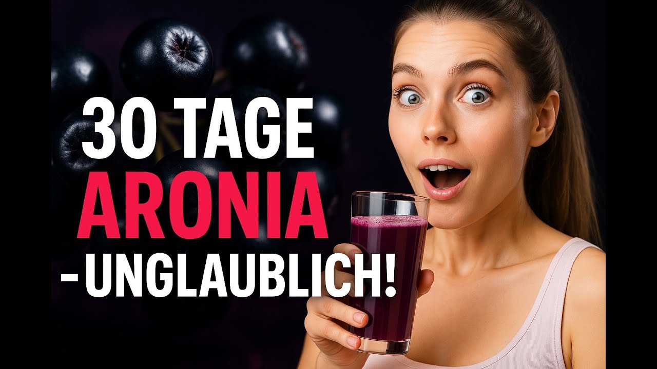 30 Tage Aronia  Das passiert mit deinem K&ouml;rper wirklich! Unglaubliche Ver&auml;nderungen durch Aroniasaft