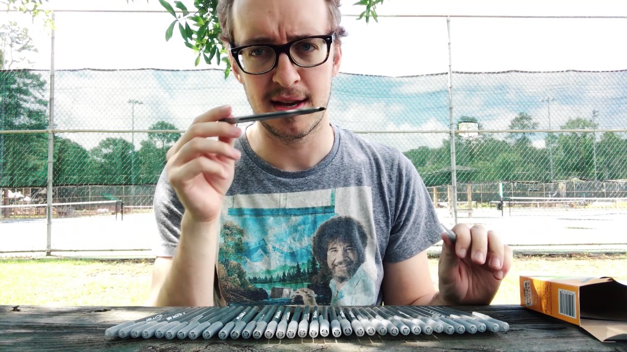 BiC Pen UnBoxing & ART TEST (Art Research #1)