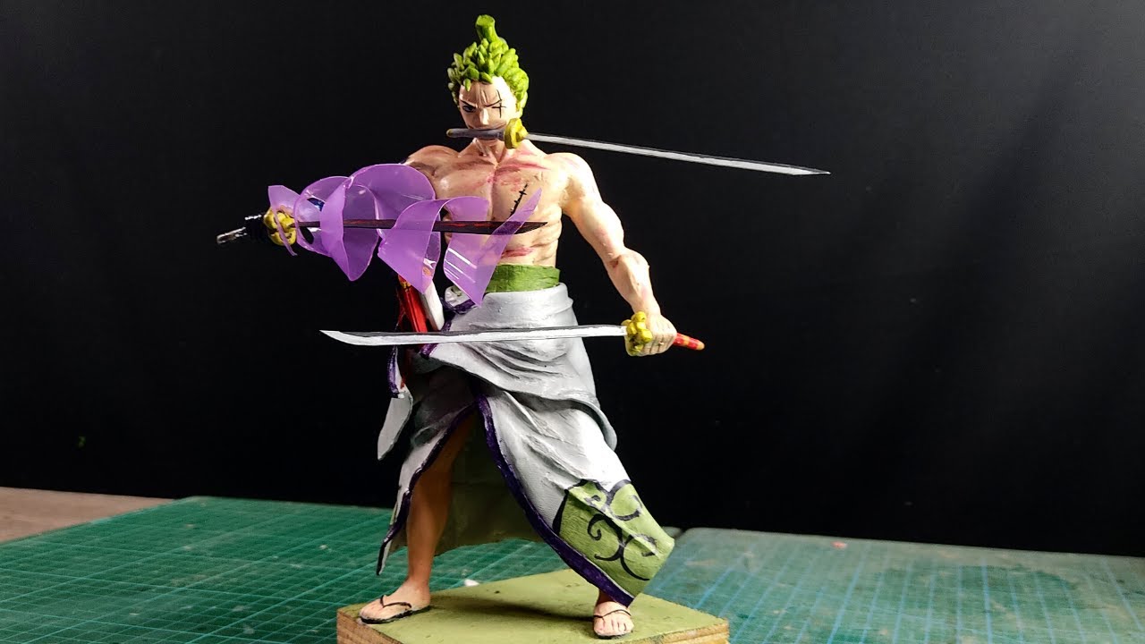 Sculpting Roronoa Zoro in Wano Style I ONE PIECE