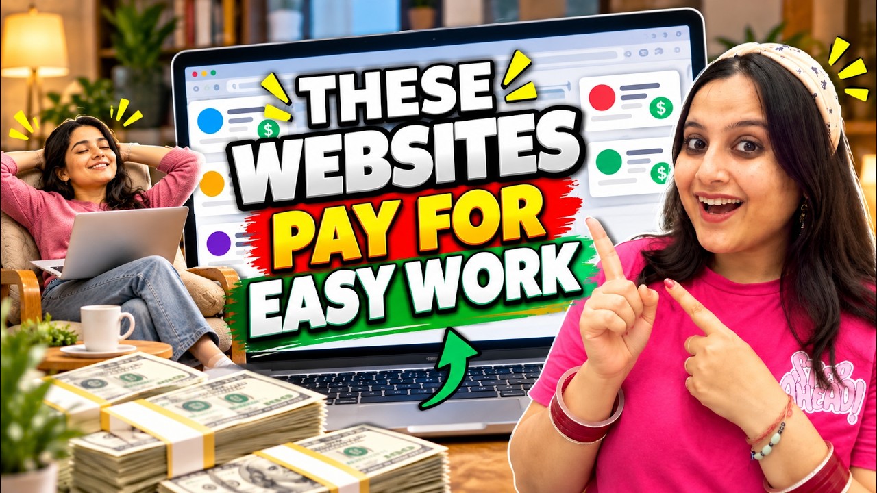 These Websites Pay You for Easy Work 💸 in Dollars || Earn Money Online