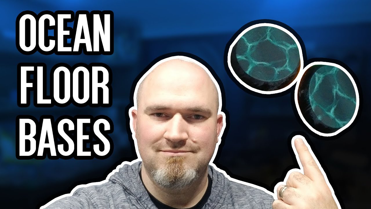 Ocean Floor Bases - Just Paint The Base - Miniature Basing Tutorial