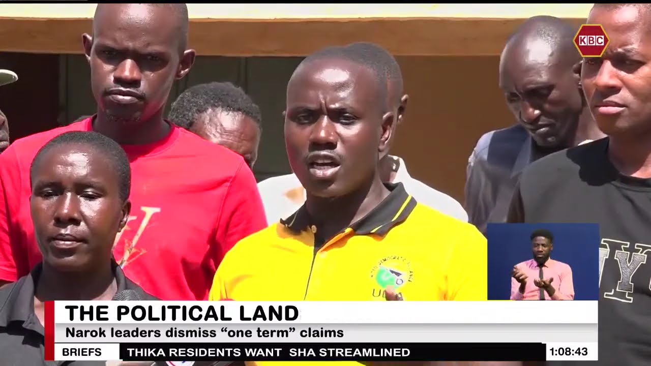 Narok leaders dismiss “one term” claims